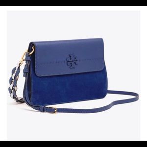 Tory Burch McGraw Mixed Strap Shoulder Bag